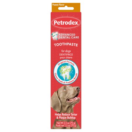 UPC: 0048476760110 | PETRODEX Toothpaste for Dogs 2.5 oz Peanut Flavor