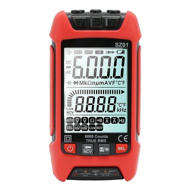 Kit de Multímetro Digital Inteligente con Pantalla Grande y Alta Precisión para Prueba Automática de Prevención de Incendios ANGGREK Otros