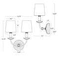 thumbnail image 2 of Regina Andrew 15-1074 Clove 2 Light 16" Tall Wall Sconce - Gold, 2 of 4