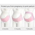 thumbnail image 3 of Maternity Belly Bands for Pregnant Women – Adjustable Belly Band for Pelvic & Back Pain – Ideal Supportive Belt for All Stages of Gestation – Pregnancy Must Haves for To Be Moms (Pink,2XL), 3 of 9
