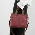 thumbnail image 7 of HGIEYS Women's Small Canvas Tote Purses Casual Multi-pocket Shoulder Crossbody Bag Everyday Handbags, 7 of 7