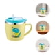 thumbnail image 4 of ColoMX Taza con pajita para niños pequeños con protección antiescaldaduras de doble capa Diseño creativo de dibujos animados de acero inoxidable Ideal para leche, agua y otras bebidas, 4 of 8
