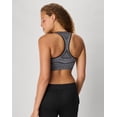 thumbnail image 2 of Hanes Sport Women's Seamless Racerback Sports Bra Ebony Heather L, 2 of 8