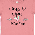 thumbnail image 4 of Inktastic Oma and Opa Love Me- Heart Grandchild Boys or Girls Baby T-Shirt, 4 of 5