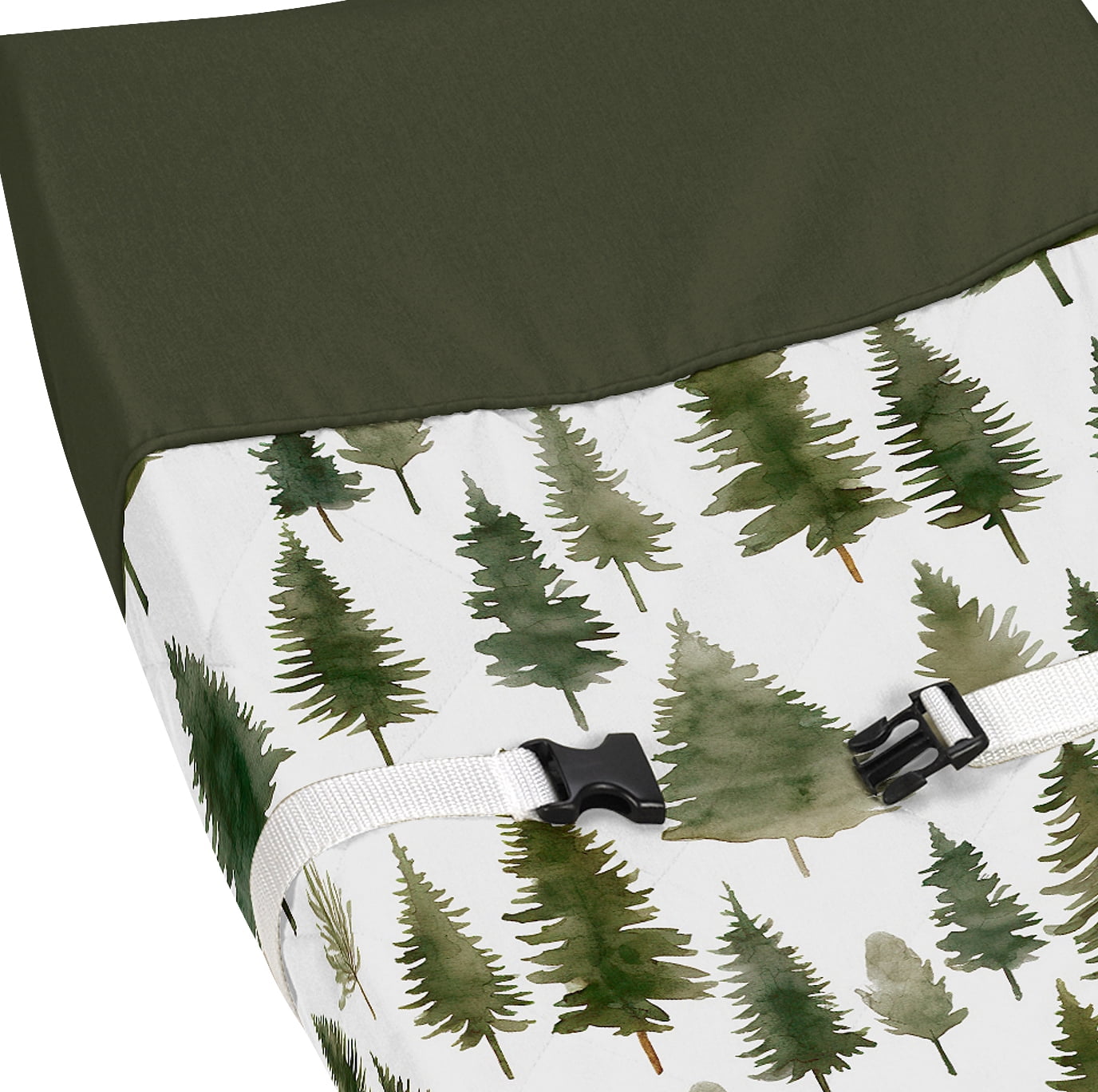 Sweet Jojo Designs Woodland Pine Tree Boy or Girl Gender Neutral Unisex Changing Pad Cover