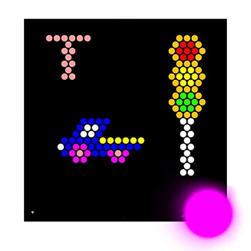 IllumiPeg Alphabet Letter Refill templates for Lite Brite Cube