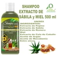 thumbnail image 2 of Shampoo 3H Miel y Derivados con Extracto de Sábila y Miel 500 ml Restaura Fortalece e Hidrata, 2 of 5