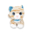 thumbnail image 1 of Gatito De Peluche Acostado Color Beige Con Correa y Orejas Azules., 1 of 5