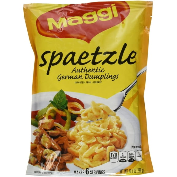 Pack of 10, Maggi Spaetzle Authentic German Dumplings, 10.5 oz