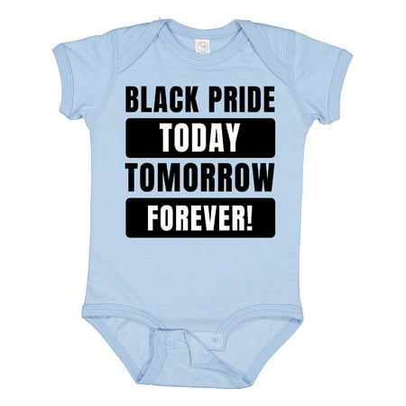 

Inktastic Black History Month Black Pride Today Tomorrow Forever Gift Baby Boy or Baby Girl Bodysuit