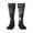 1 Black, variant on Mystical Masked Figure Monochrome Knee Socks, High Socks Long Stretchy Sock Women Knee High Stocking, Long Socks for Women