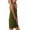 Army Green, variant on Womens Summer Sleeveless Romper Loose Adjustable Spaghetti Strap Shorts Jumpsuits with Pockets Emerald Green XXL