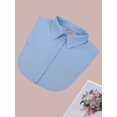 thumbnail image 6 of Gustave 3-Pack Fake Collar Detachable Lapel Chiffon Lace Collar Blouse Half Shirts Faux False Collar Clothes Accessories for Women, 6 of 8