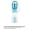 Blue, variant on Modern Madame 3 in 1 Portable Dog Water Bottle 20oz Leak Proof Pet Dispenser with Food Container for Travel Walking Hiking