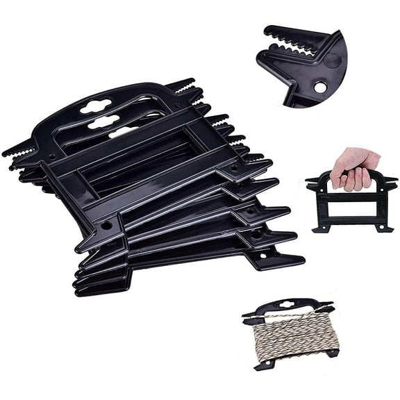 BUZIFU 5 Pcs Paracord Line Winder Rope and Cord Organizer Rope Winder Parachute Cord Keeper Rope Organizer Spool Tool for Paracord, Rope, Twine, Fishing Line, Prevents Tangles Knots Recoils and Kinks