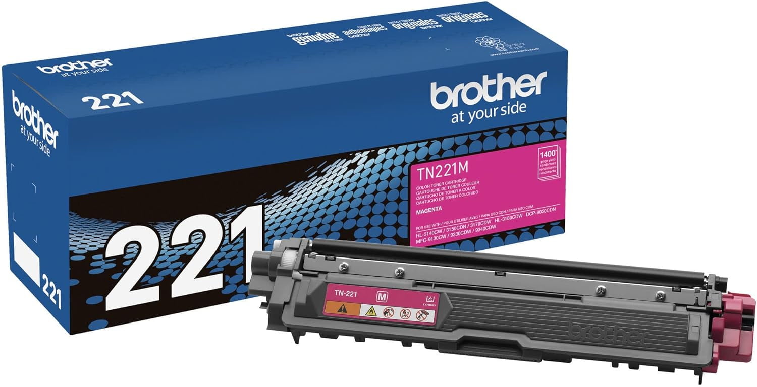 Brother TN221M Toner Cartridge - Magenta