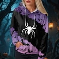 thumbnail image 2 of Godom Pumpkin Hooded for Women Fall Y2K Hoodies Halloween Pumpkin Face Graphic Winter Sweatshirt Long Sleeve Pullover, 2 of 6