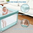 thumbnail image 4 of Babyeap Baby Playpen Large Play Yard Fence for Toddlers, 50"x50" Green, 4 of 8