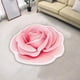 thumbnail image 4 of Plain Flower Shape Easy Living Room Carpet Large Area Washable Bedroom Carpet Washable Home Absorbent Carpet, 4 of 6