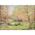 thumbnail image 2 of Fernand Verhaegen 14x11 Gold Ornate Wood Frame and Double Matted Museum Art Print Titled - Springtime, 2 of 4