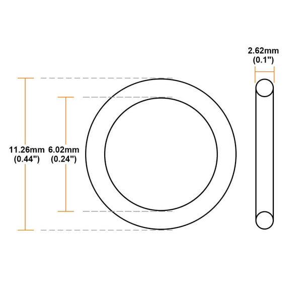 Sachet de joints toriques - Diamètre 11 mm