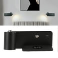 thumbnail image 3 of LED Wall Light, Simple Fashionable Warm Light USB Interface  Phone Charging LED Wall Lamp Mutifuctional Bedside Wall Lamp Living Room Background Reading Lamp With Adjustable Lamp, 3 of 8