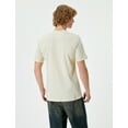 thumbnail image 2 of Crew Neck Basic Slim Fit Short Sleeve Cotton T-Shirt, 2 of 6
