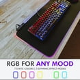 thumbnail image 3 of Tilted Nation RGB Gaming Mouse Pad Large - Extended Mousepad Desk Mat with 8 Adjustable Light Modes - Computer, 3 of 5