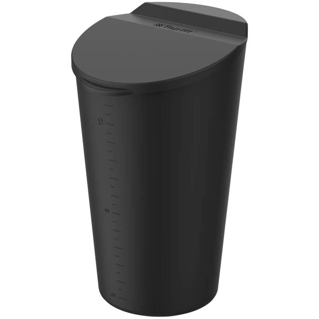 Papelera de coche con tapa de silicona Cenicero para portavasos en consola o puerta ShuxiuWang 8390613625663