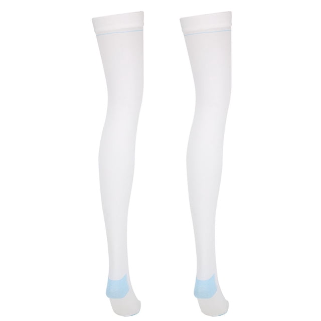 Medias de compresión BuyWeek para venas varicosas color Blanco S M L XL
