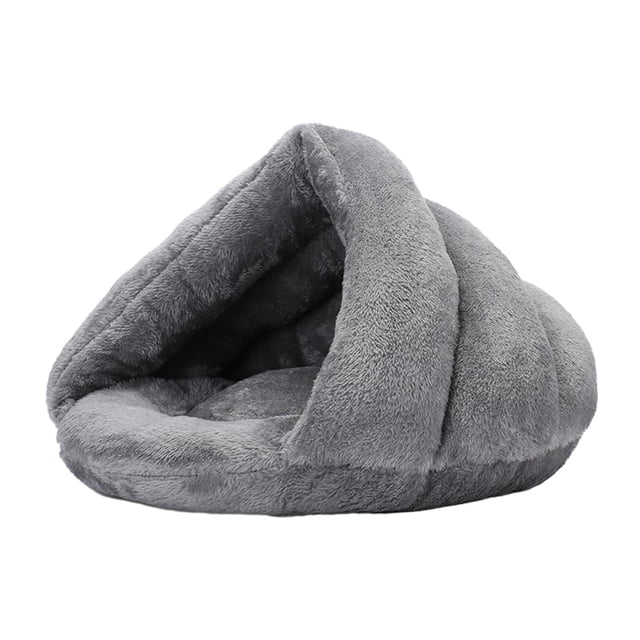 Bonita cama relajante para perros, nido cómodo y esponjoso, regalo, tumbona desmontable para mascotas Gris l