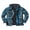 blue, variant on Men‘s Hooded Quilted Lined Flannel Shirt Jacket Long Sleeve Plaid Zipper Button Up Coat Outwear