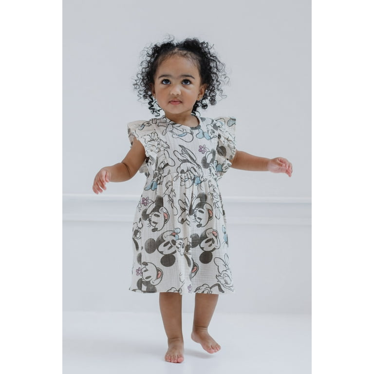 Disney Mickey Mouse Goofy Donald Duck Newborn Baby Girls Romper