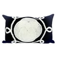 thumbnail image 2 of Liora Manne Visions II Ornamental Knot Indoor Outdoor Decorative Pillow Navy, 2 of 2