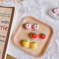 thumbnail image 3 of MINKUROW Cosmetic Contact Lens Box Cartoon Fresh And Cute Fruit Three-dimensional Clamshell Double Box Contact Lens Companion Box Peach, 3 of 7