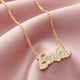 thumbnail image 2 of Collar con el logotipo de Barbie Crystal Script (dorado), cadena de 40 cm, 2 of 5