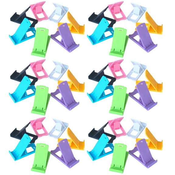 50pcs Desktop Cell Phone Stand Foldable Phone Stand Simple Phone Holder