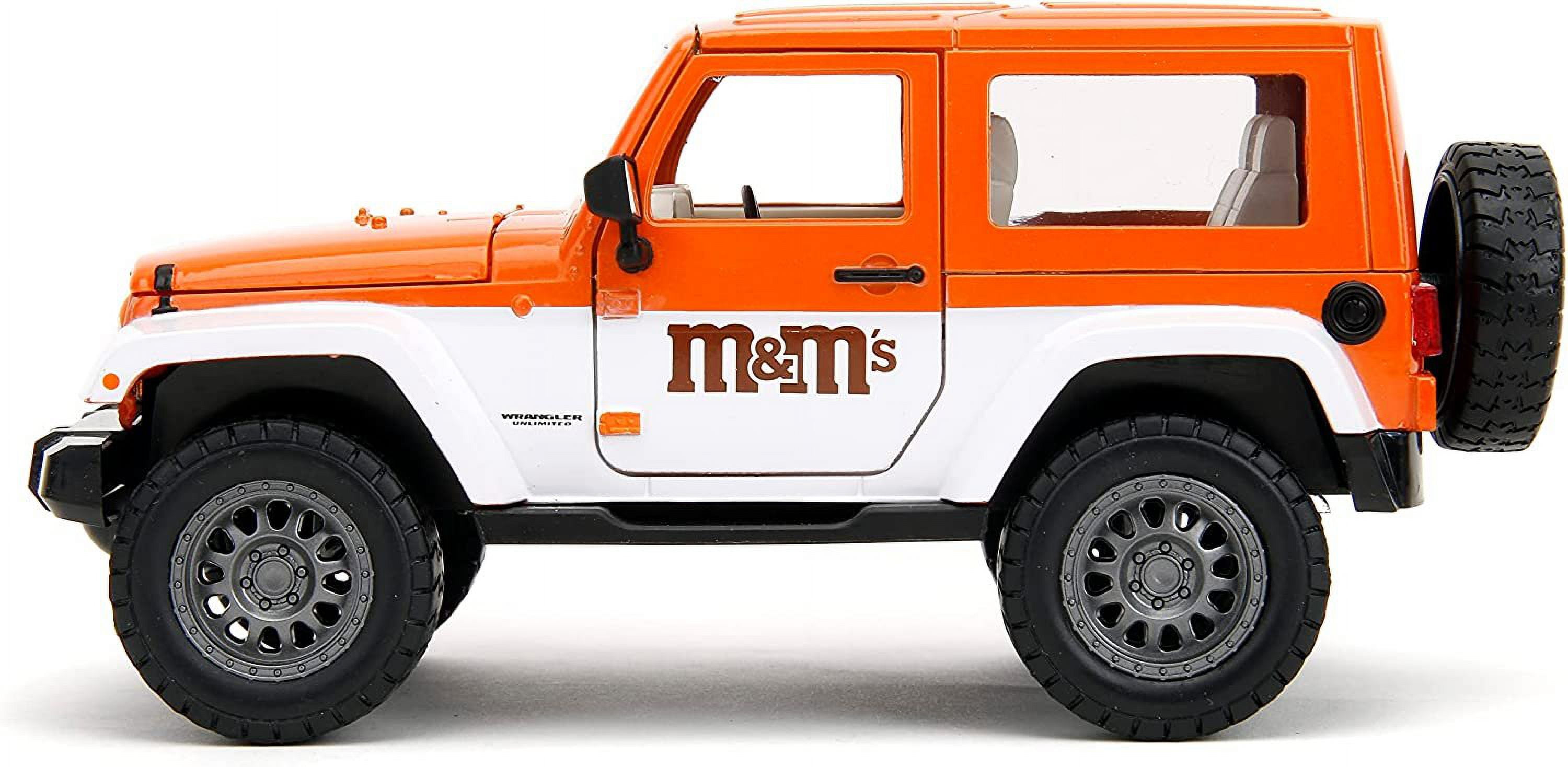 M&M's ジープ ミニカー レッド ブルー Collections Etc M&M Jeep