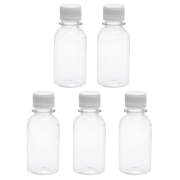 3.4 oz/100ml Plastic Lab Chemical Reagent Bottle Small Mouth Liquid ...