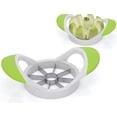 thumbnail image 1 of Cortador de manzanas Rebanador de frutas para manzanas/peras - Separador de manzanas y descorazonador con cuchillas de acero inoxidable/mango ergonómico verde, blanco TUNC Sencillez, 1 of 5
