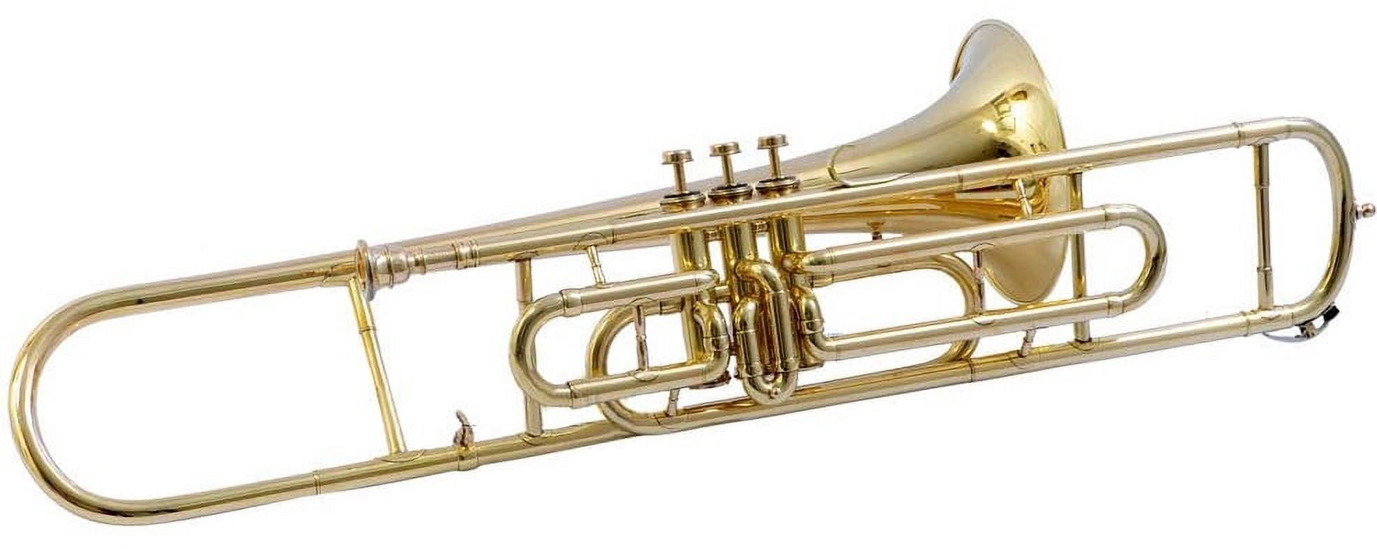 SHREYAS CHRISTMAS-05 TROMBONE BRASS MADE Bb PITCH WITH FREE CASE + MP