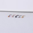 thumbnail image 3 of ZS 15Pcs/Set 20g Nose Hoop Ring Piercing Round Flat Nostril Piercing Rose Gold Black Nose Bone/L Shaped/Nose Screw Nose Stud Piercing, 3 of 6