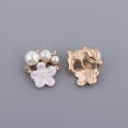 thumbnail image 4 of GUOOL 10 Pcs Perles Strass Fleur Bouton Strass flatback Ornements 20x19x8mm, 4 of 9