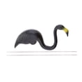 thumbnail image 1 of Adorno de jardín realista de taxidermia con forma de pájaro artificial, ideal para regalar en Nochebuena. Negro 1, 1 of 9