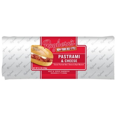 Raybern's Pastrami & Cheese Sandwich, 8.3 oz
