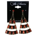 thumbnail image 2 of Mi Amore Drop-Dangle-Earrings Red/Gold-Tone, 2 of 2