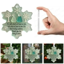 6Pcs Snowflake-Shaped Sea Glass Friendship Decor, Timeless Friendship Snowflake Keepsake, Friendships Snowflakes Ornament for Christmas Tree Hanging, Sea Glass Art for Best Friends(Blue,3.1x3.1")