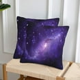 thumbnail image 5 of Galaxy Star and Nebula Throw Pillow Cover Cushion Modern Farmhouse Pillow Covers 18x18 Inch Soft Pillow Cases Decor for Couch Sofa Living Room Bedroom Outdoor Home Gift Set of 2, 5 of 6