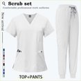 thumbnail image 1 of Summer Short Sleeve Work Suit Women Men's Uniforms Doctor's, 1 of 5