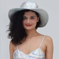 thumbnail image 2 of Aocisk Stylish Bucket Hat Outdoor Event Accessory Party Wear Versatile All Season Sun White one size, 2 of 4